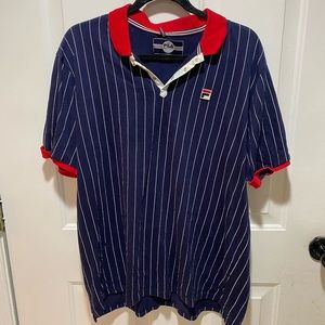 Mens Vintage Fila Polo